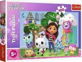 Trefl GABBY´S DOLLHOUSE dėlionė 100 det.