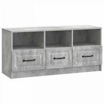 Televizoriaus spintelė Betono pilka 102 x 34,5 x 47 cm