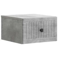 Sieninis naktinis staliukas Betono pilka 33 x 34,5 x 20 cm