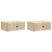Šalia lovos spintelė 2 pcs Sonoma ąžuolas 49 x 34,5 x 20 cm
