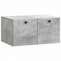 Sieninė TV spintelė Betono pilka 59,5 x 41 x 30 cm