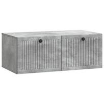 Sieninė TV spintelė Betono pilka 78,5 x 41 x 30 cm