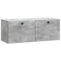 Sieninė TV spintelė Betono pilka 78,5 x 31 x 30 cm