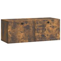 Sieninė TV spintelė Dūminio ąžuolo 78,5 x 31 x 30 cm