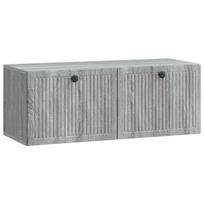 Sieninė TV spintelė Pilka sonoma ąžuolo 78,5 x 31 x 30 cm
