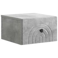 Sieninis naktinis staliukas Betono pilka 33 x 34,5 x 20 cm