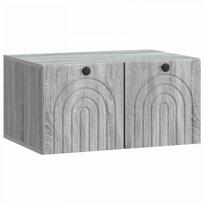 Sieninė TV spintelė Pilka sonoma ąžuolo 59,5 x 41 x 30 cm