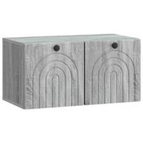 Sieninė TV spintelė Pilka sonoma ąžuolo 59,5 x 31 x 30 cm
