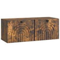 Sieninė TV spintelė Dūminio ąžuolo 78,5 x 31 x 30 cm