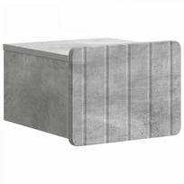 Sieninis naktinis staliukas Betono pilka 33 x 34,5 x 24 cm