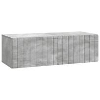 Sieninė TV spintelė Betono pilka 98 x 41 x 30 cm
