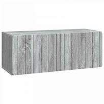 Sieninė TV spintelė Pilka sonoma ąžuolo 78,5 x 31 x 30 cm