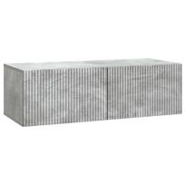 Sieninė TV spintelė Betono pilka 98 x 41 x 30 cm