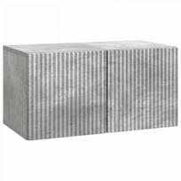 Sieninė TV spintelė Betono pilka 59,5 x 31 x 30 cm