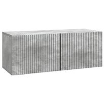Sieninė TV spintelė Betono pilka 78,5 x 31 x 30 cm