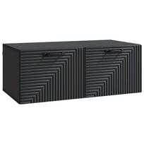 Sieninė TV spintelė Juoda 78,5 x 41 x 30 cm Apdirbta mediena