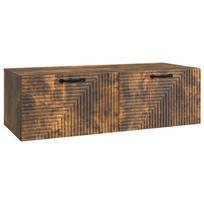 Sieninė TV spintelė Dūminio ąžuolo 98 x 41 x 30 cm