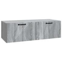 Sieninė TV spintelė Pilka sonoma ąžuolo 98 x 41 x 30 cm
