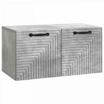 Sieninė TV spintelė Betono pilka 59,5 x 31 x 30 cm