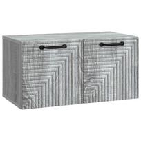 Sieninė TV spintelė Pilka sonoma ąžuolo 59,5 x 31 x 30 cm