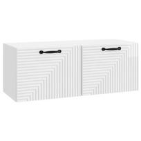 Sieninė TV spintelė Itin blizgi balta 78,5 x 31 x 30 cm
