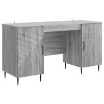 Stalas Pilka sonoma ąžuolo 142,5 x 50 x 75 cm Apdirbta mediena