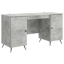 Stalas Betono pilka 142,5 x 50 x 75 cm Apdirbta mediena