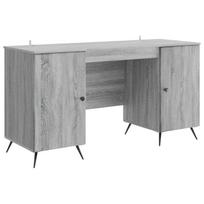 Stalas Pilka sonoma ąžuolo 142,5 x 50 x 75 cm Apdirbta mediena