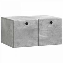 Sieninė TV spintelė Betono pilka 59,5 x 41 x 30 cm