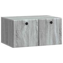 Sieninė TV spintelė Pilka sonoma ąžuolo 59,5 x 41 x 30 cm