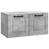 Sieninė TV spintelė Betono pilka 59,5 x 31 x 30 cm