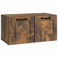 Sieninė TV spintelė Dūminio ąžuolo 59,5 x 31 x 30 cm