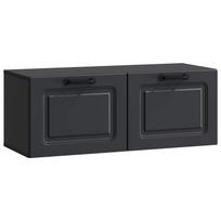 Sieninė TV spintelė Juoda 78,5 x 31 x 30 cm Apdirbta mediena