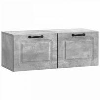 Sieninė TV spintelė Betono pilka 78,5 x 31 x 30 cm
