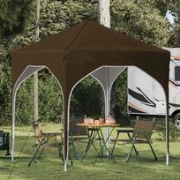 Pop-up šventinis palapinė 194 x 194 x 245 cm Taupe
