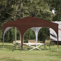 Pop-up šventinis palapinė 290 x 290 x 245 cm Ruda