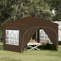 Pop-up šventinis palapinė 290 x 290 x 245 cm Taupe
