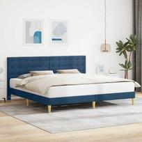 Lovos rėmas su galvūgalio Mėlyna 200 x 200 cm Audinys