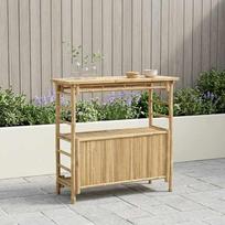 Lauko baro stalas Natūrali 110 x 50 x 105 cm Bambukas