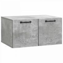 Sieninė TV spintelė Betono pilka 59,5 x 41 x 30 cm