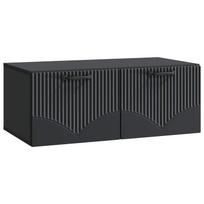Sieninė TV spintelė Juoda 78,5 x 41 x 30 cm Apdirbta mediena