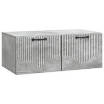 Sieninė TV spintelė Betono pilka 78,5 x 41 x 30 cm