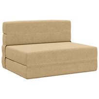 Sulankstomas Sofas-Lova Šviesiai žalia pilka 190 x 100 x 15 cm
