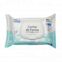 CORINE DE FARME drėgnos servetėlės FRESH & NATURAL, 70 vnt.