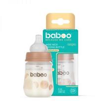 BABOO buteliukas su plačiu kakleliu AU NATURALE, nuo 0 mėn., 180 ml