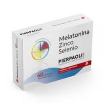 PIERPAOLI maisto papildas MELATONINA ZINCO SELENIO, 60 tab.