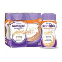 NUTRIDRINK gėrimas COMPACT FIBRE, moka kavos skonio, 4 vnt. x 125 ml