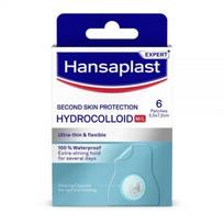 HANSAPLAST hidrokoloidiniai pleistrai SECOND SKIN PROTECTION, 6 vnt.