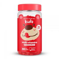 MYVITAMINS maisto papildas vaikams KIDS MULTIVITAMIN GUMMIES, braškių skonio, 30 guminukai