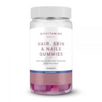 MYVITAMINS maisto papildas HAIR, SKIN & NAILS GUMMIES, mėlynių skonio, 60 guminukų